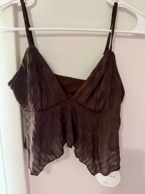 Brown Cami Top Shein thumbnail 1