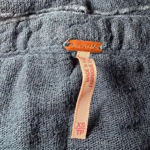 Free People‎ Button Down Tunic Blue XS Boho Oversized Casual thumbnail 2