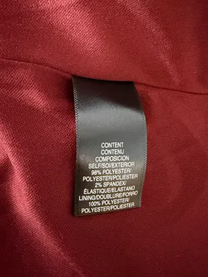 WAYF Burgundy Satin Sleeveless V-Neck Mini Dress with Bow - Size Small thumbnail 4