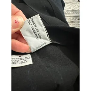 Anne Klein Skirt 8 Pleated A-line Black Classic Knee‎ Length 100% Wool Modest thumbnail 9