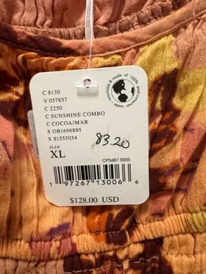 NWT $128 Free People Vernon Minim Dress XL Anthropologie in Sunshine Combo thumbnail 7