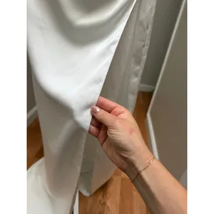 Show Me Your Mumu Jodie Dress Ivory White Luxe Satin Size Medium thumbnail 8