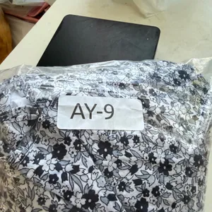 &‎ Other Stories Black White Floral Tiered Babydoll Mini Dress Womens Small thumbnail 9