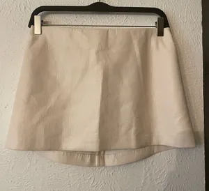 Aritzia Wilfred Cream A-Line Mini Skirt Size 8 thumbnail 1