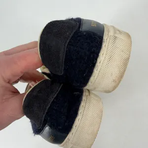 Common Projects Tournament Low Sneakers Womens 38‎ Navy Wool Leather Minimalist thumbnail 6