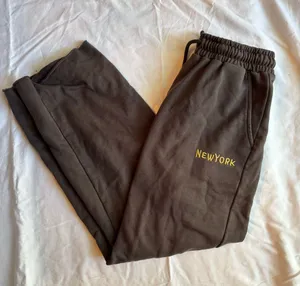 Straight Leg Grey New York Sweatpants thumbnail 1