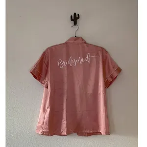 5/$25 Bridesmaid‎ Pink Pajama Set Size M thumbnail 3