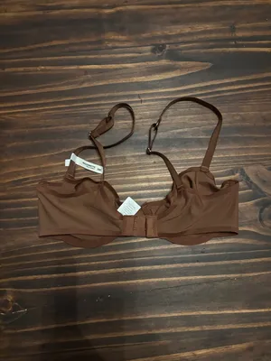 Aerie sheer brown balconette bra nwot 32C thumbnail 4