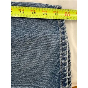 VTG 90s Brittania Jeans Womens 12 Tall High Waist Mom Tapered Blue Denim 31x32 thumbnail 9