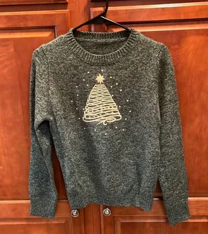 Forest Green Christmas Sweater thumbnail 1