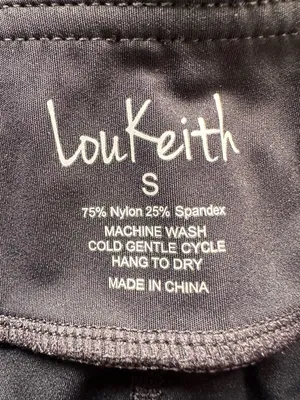 LouKeith Golf Skort Women’s Black Built-In Shorts Stretch Athletic size small thumbnail 4