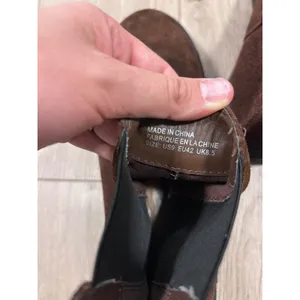 Urban Outfitters Women Brown Suede Chunky Lug Sole Chelsea Boots Size 9 US 42 EU thumbnail 6