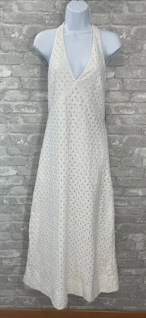 a new day White Eyelet Halter Maxi Dress thumbnail 1