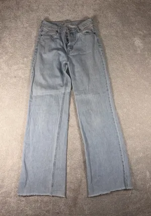 kancan wide leg jeans‎ light wash pocket details 7/27 thumbnail 1