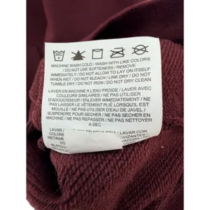 Nike Dri-Fit Embossed Logo Sweatshirt XL Burgundy Crewneck Raglan Athleisure‎ thumbnail 7