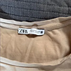 Zara Classic Tan Sleeveless Crop Top. Size Small. thumbnail 4