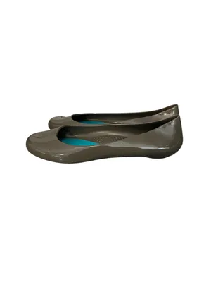 Oka b Taylor Jelly Ballet Flats Size US 7 EU 37 Slip-On Shoes Taupe Gray thumbnail 3