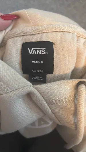 Cream Vans Hoodie XL thumbnail 3