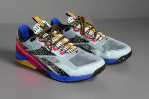 Reebok Nano X1 Women's Training Adventure Shoes Gray/Colbalt Size 7.5 thumbnail 1