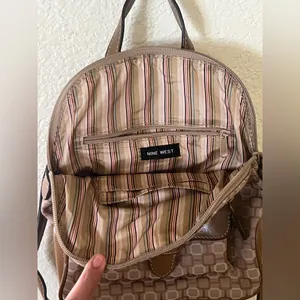 Nine West Y2k vintage Brown  mini  backpack thumbnail 8