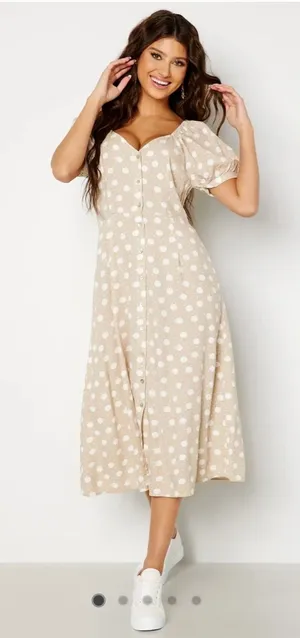 Vero Moda Jesmilo Calf Shirt Dress Polka Dot thumbnail 1