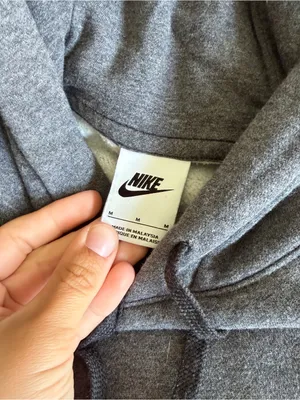 Nike Hoodie Gray Women’s Size Medium thumbnail 4