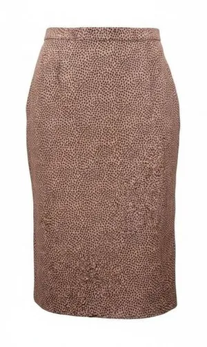 Sag Harbor Animal Print Brown Wild‎ Safari Grunge Goth Party Fun Skirt Plus 16 thumbnail 1