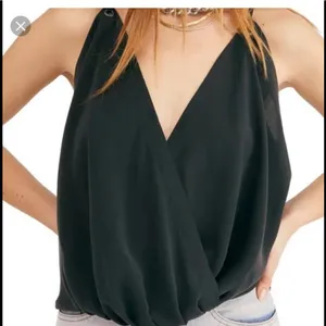 Free people slinky black top SZ medium thumbnail 1