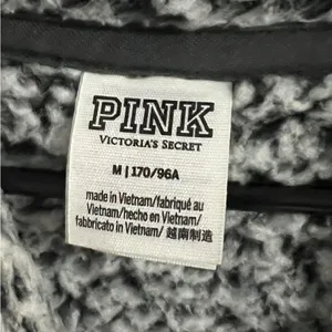 PINK Victoria's Secret Cozy Gray Cowl Neck Sweater thumbnail 3
