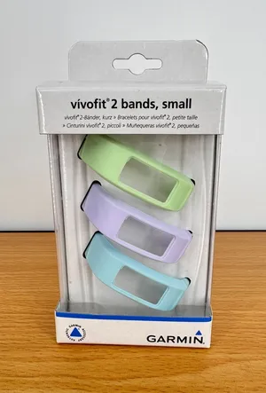 Garmin Vivofit 2 bands small 3 pack pastel replacement wristbands silicon thumbnail 1