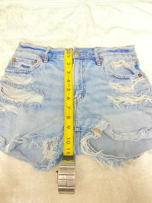 American Eagle Outfitters blue denim shorts #americaneagle #denim thumbnail 13