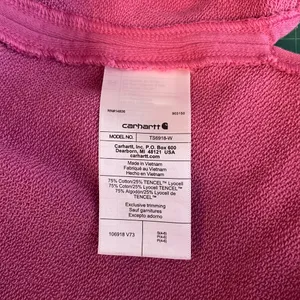 Carhartt Women S Pink Blue Tencel Fiber Series Pullover Hoodie Boxy Oversized thumbnail 8