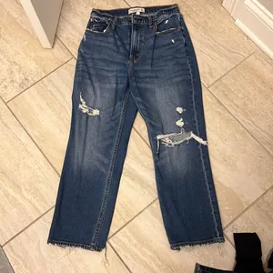 Abercrombie and fitch ankle straight ultra high rise 28/6 short thumbnail 1