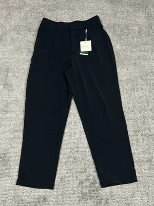 Halara Flex High Waist Tapered Black Work Pants Women Medium Pockets Stretch New thumbnail 1