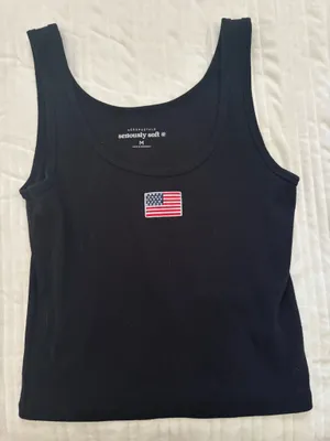American Flag Tank Aeropostale thumbnail 1
