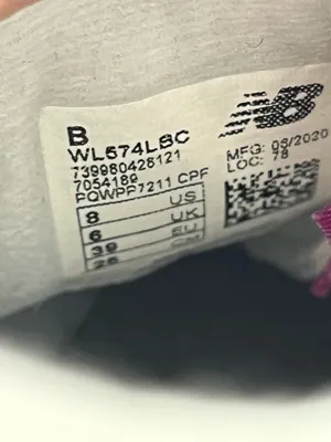 New Balance 574 Classic Women's Size 8 Magenta Pink Purple Suede WL574LSC⁠ thumbnail 8