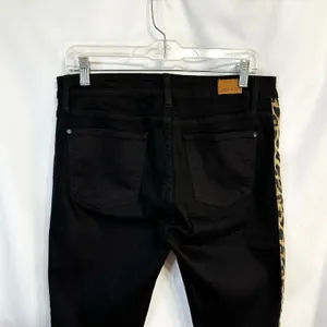 Judy Blue Size 13/31 Jeans Black Skinny Jegging Leopard Stripe Mid Rise 1655‎ thumbnail 7