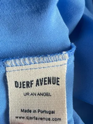 Djerf Avenue Dream Midi Dress in Sky Blue Size XXS thumbnail 7
