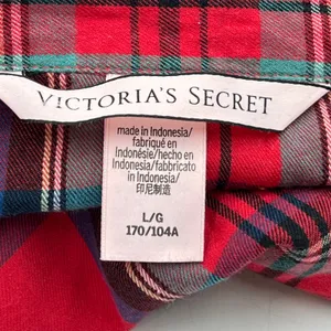 Victoria’s Secret Dream Plaid Pajama Pant Set Red thumbnail 4