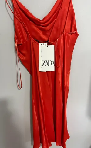 ZARA New Slik Mini Dress thumbnail 2