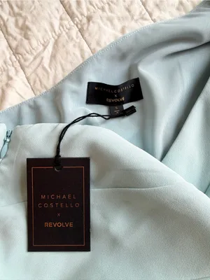 Michael Costello X Revolve  Ava Mini Dress Blue Small thumbnail 5