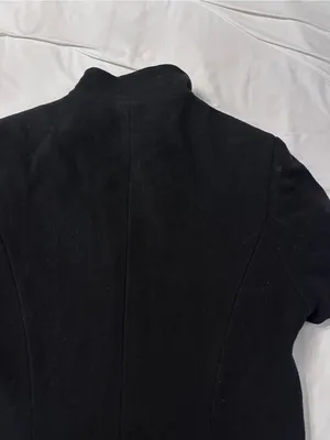 Panter Classic Black Women's Button-Front Single-Breasted Overcoat - Size 42 (M) thumbnail 8