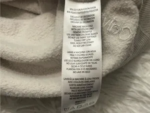 Calvin Klein Performance cropped crewneck sweatshirt light beige woman’s large thumbnail 5