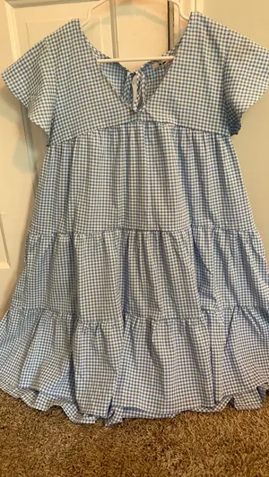 Francesca’s Blue Babydoll Dress thumbnail 2