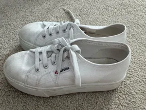 Superga White Sneakers Classic Canvas thumbnail 4