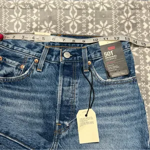 Levi's Women's 501‎ Original Premium Cropped Jeans Athens Ranks 24 x 26 Normcore thumbnail 13