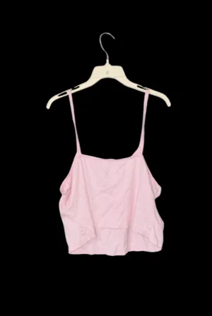 PINK - Victoria's Secret pajama crop tank Large thumbnail 2