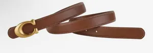 Coach Belt Leather Brown thumbnail 1