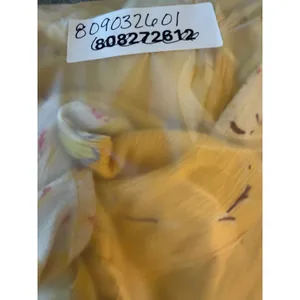 Billabong Yellow Floral Kimono Cardigan Duster Womens S/M Rayon Boho Cover Up thumbnail 9