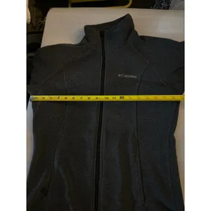 Columbia Gray Long Sleeve Zip Jacket S Gorpcore Cozycore Slow Fashion Utility thumbnail 7